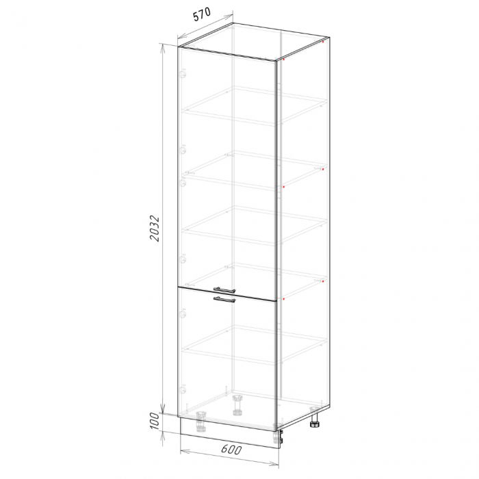 Пенал П600-11 Кельн