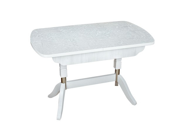 Стол обеденный подстолье белое Вектор-4