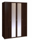 Шкаф для одежды и белья 60 Sherlock (Орех шоколадный, Орех шоколадный)