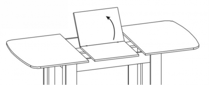 Стол обеденный подстолье венге Вектор-5