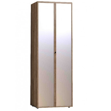 Шкаф 54 фасад зеркало+зеркало Nature