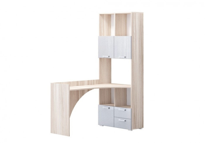 Стол письменный Бемби-4 МДФ зеркальный