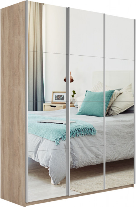 Шкаф-купе Прайм 3-х дв. с зеркалами 1800 Е1