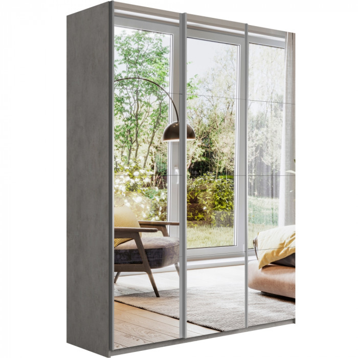 Шкаф-купе Прайм 3-х дв. с зеркалами 1800 Е1