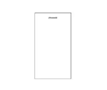 Фасад для посудомоечной машины 600 Арка