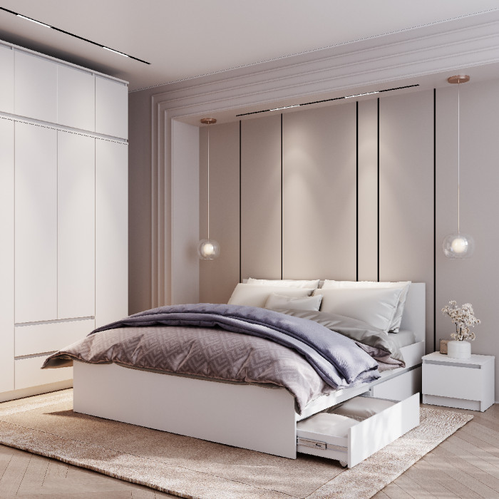 Кровать КР-17 1600 Симпл