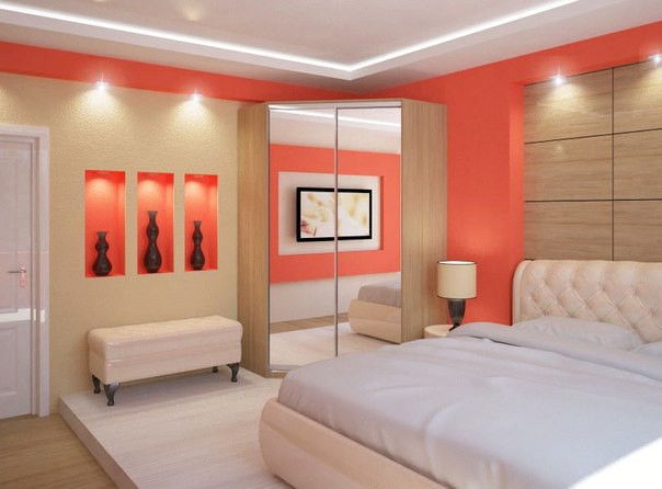 Угловой шкаф-купе Елена с зеркалами