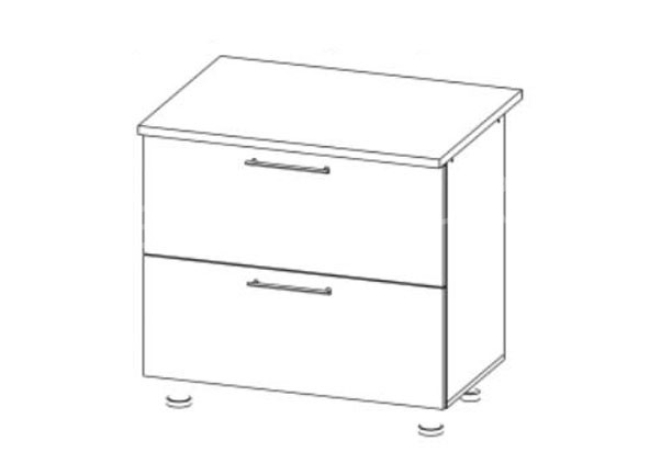 Шкаф нижний 800 с 2 ящиками Империя