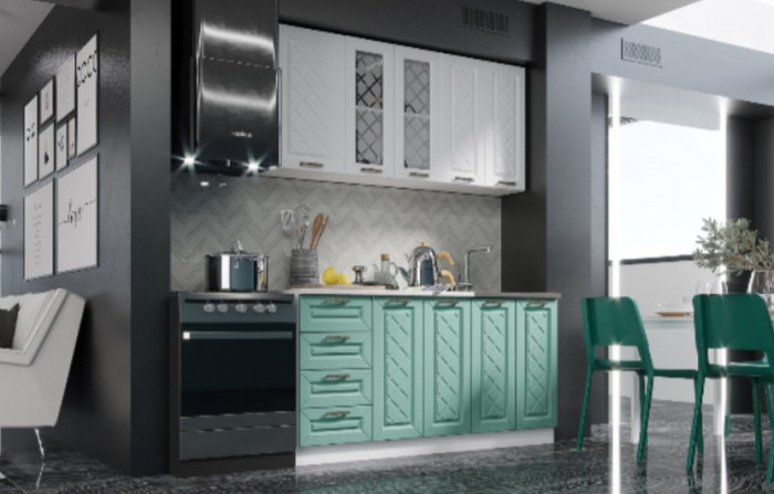 Кухонный гарнитур Агава 1,6 со столешницей