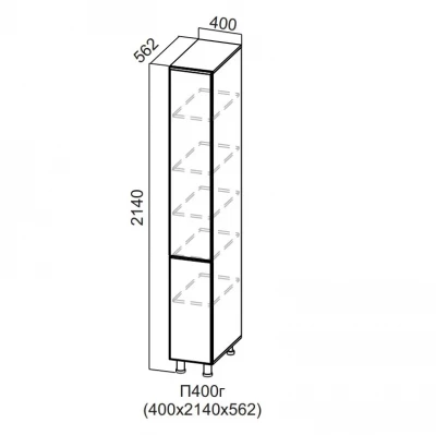 Пенал 400/2140 глухой Модерн New СВ + верх Стайл
