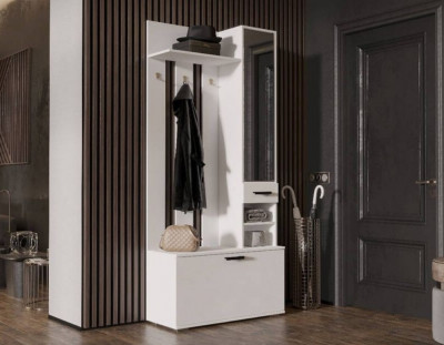 Вешалка Ника с зеркалом вз910