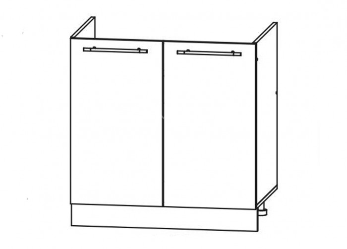 Шкаф нижний 800 мойка Империя