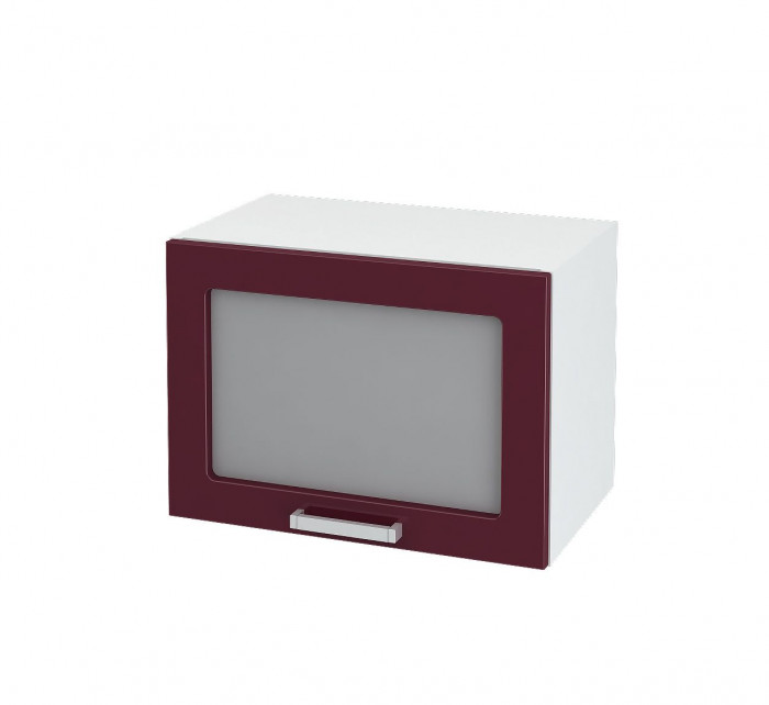 Шкаф верхний 500 горизонтальный со стеклом Модена