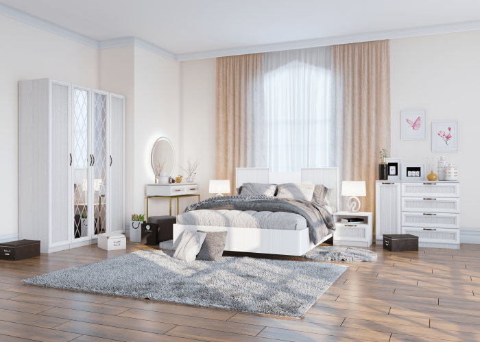 Комод 1-створчатый с 4 ящиками СА-04 Александрия