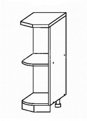 Шкаф нижний 300 полка угловая Империя