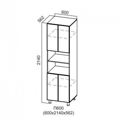 Пенал 600/2140 Вектор СВ