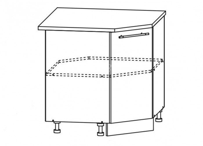 Шкаф нижний 850 угловой Империя