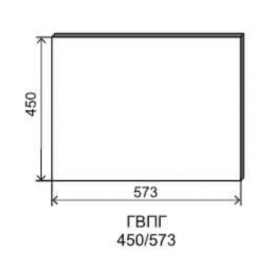 Фасад торцевой ГВПГ глубокий высокий Скала