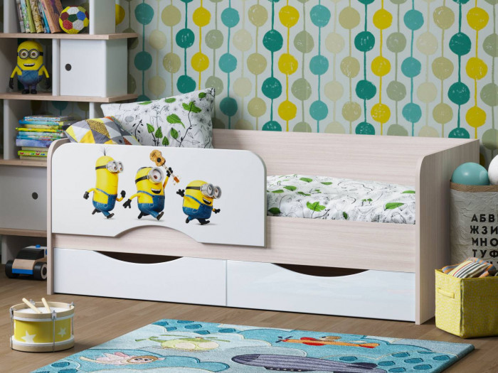 Кровать Юниор-12 МДФ