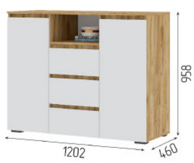 Комод КМ-01 1202 Хелен