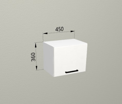 Шкаф навесной 450 горизонтальный Санвут