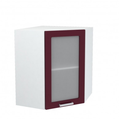 Шкаф верхний 600/920 угловой со стеклом Модена