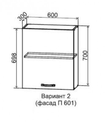 Шкаф верхний 600/700 1 ств. Арка