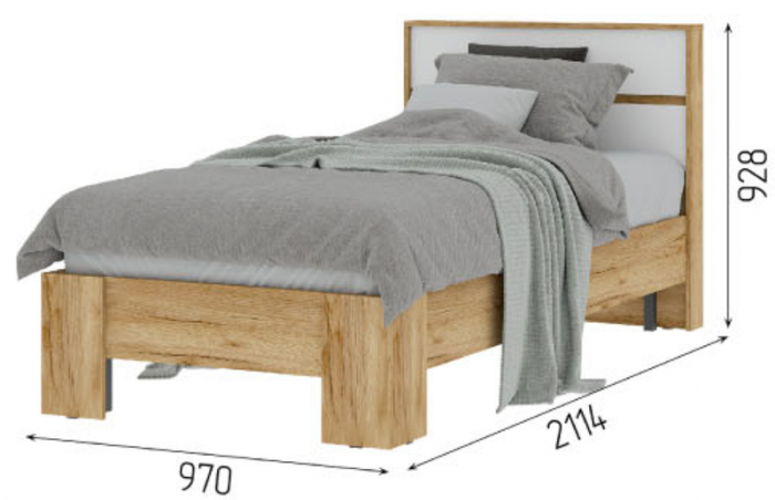 Кровать КР-1 900 Хелен