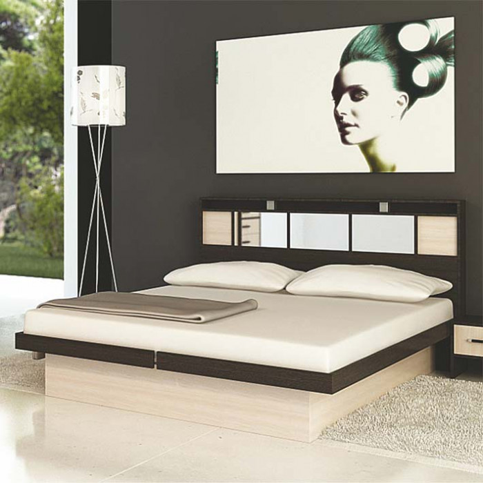 Кровать двуспальная 1400 с подъемным механизмом Фудзи