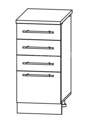 Шкаф нижний 500 с ящиками Империя