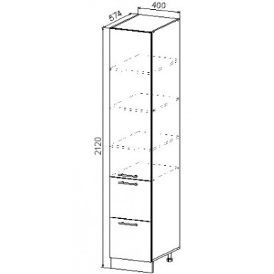 Пенал 400 с ящиками Ройс