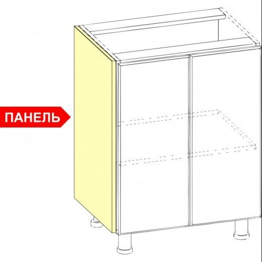 Панель декоративная без фрезировки для пенала-надстройки 720 Прованс СВ