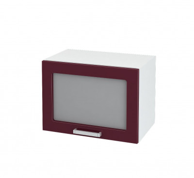 Шкаф верхний 500/460 горизонтальный со стеклом Модена