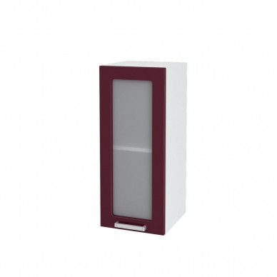 Шкаф верхний 300 стекло Бетон  