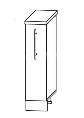 Шкаф нижний СБ 200/2 бутылочница (без корзины) Империя