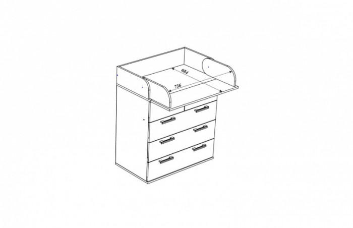 Комод К1 М Стендмебель