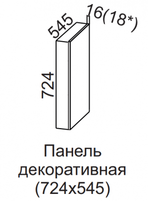 Панель декоративная 724х545 Бостон