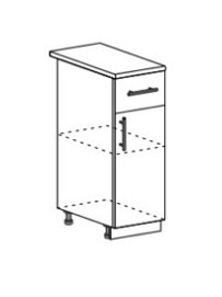 Шкаф нижний 300 с 1 ящиком Ксения