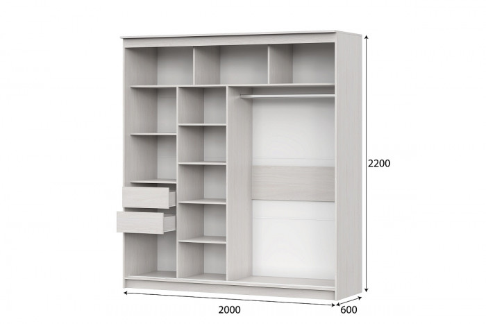Шкаф-купе №19 Инфинити 2000 (Серия 3)