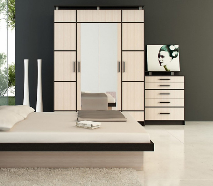 Шкаф 4-х створчатый Фудзи