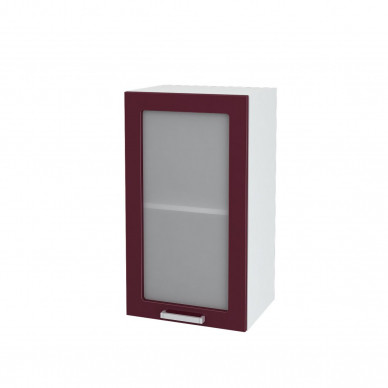 Шкаф верхний 400 стекло Бетон  