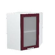 Шкаф верхний 550 угловой со стеклом Модена