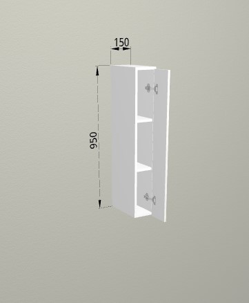 Шкаф навесной 150/950 Санвут