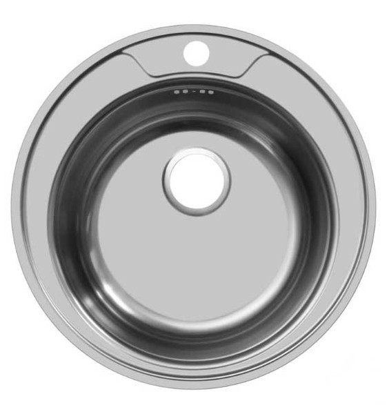 Мойка D-49 с сифоном круглая Tetyc