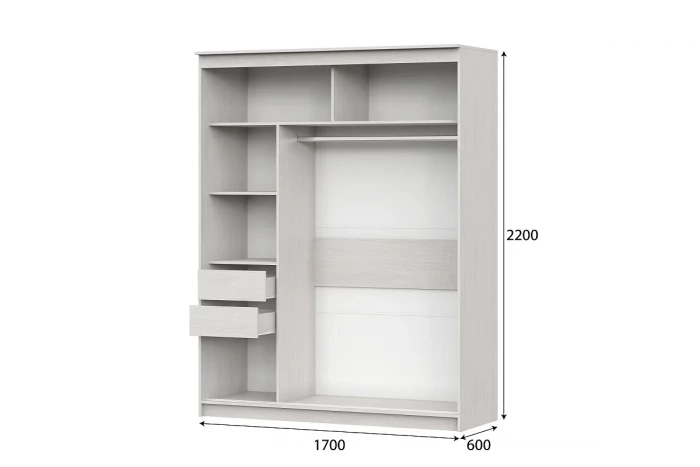 Шкаф-купе №19 1700 (Серия 2)