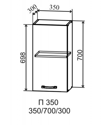Шкаф верхний 350/700 Тренто