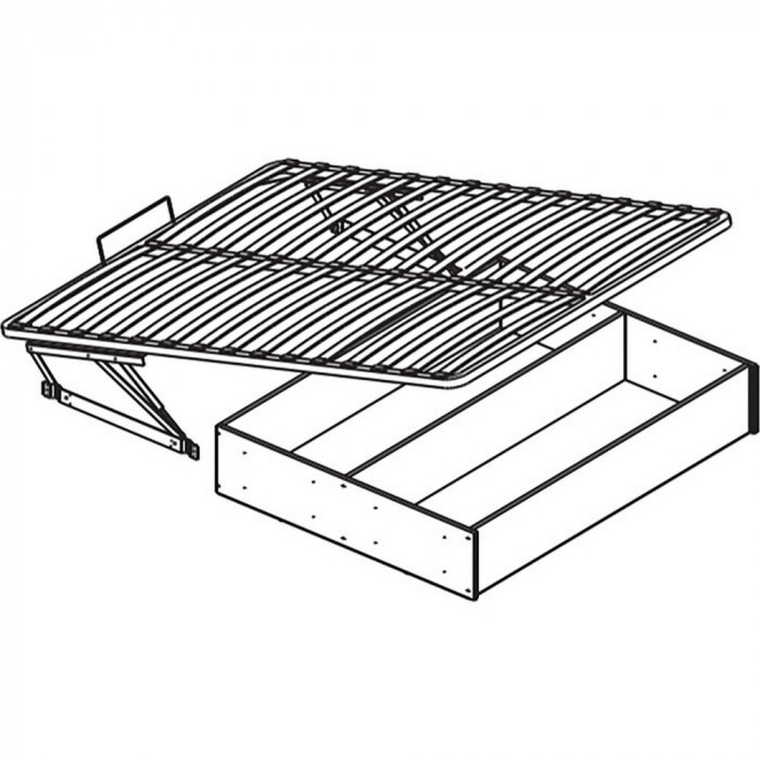 Ортопедическое основание 1600 с ПМ и ящиком ТЭКС