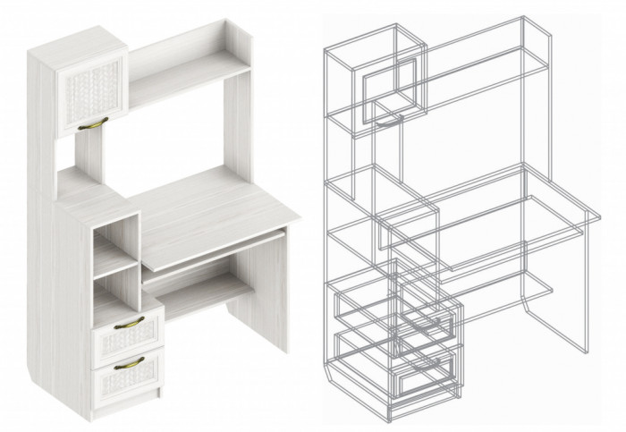 Стол компьютерный ДА-12 Велес