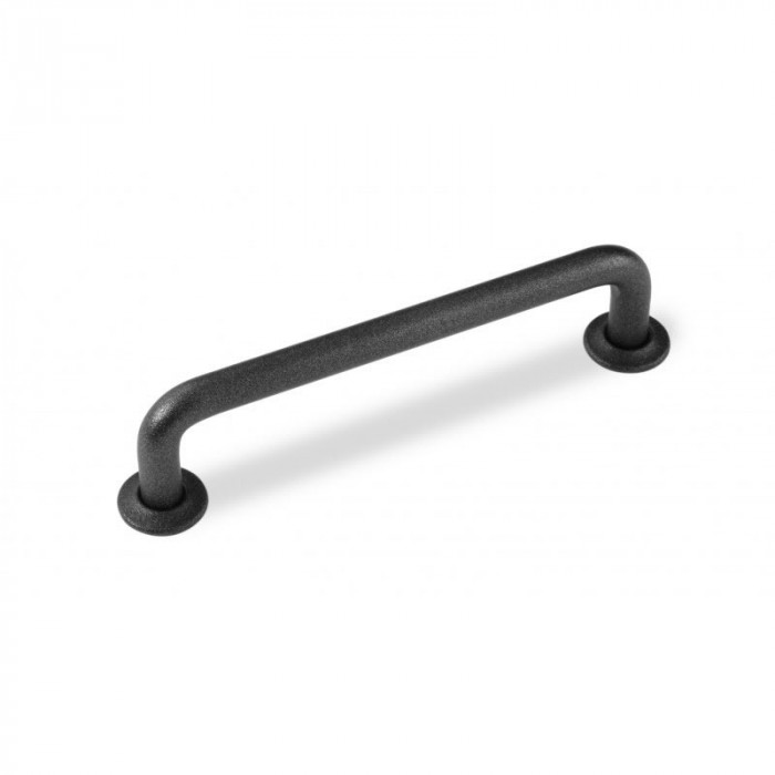 Ручка-скоба LS 034 128 тем.серая шагрень №2 (Лофт)