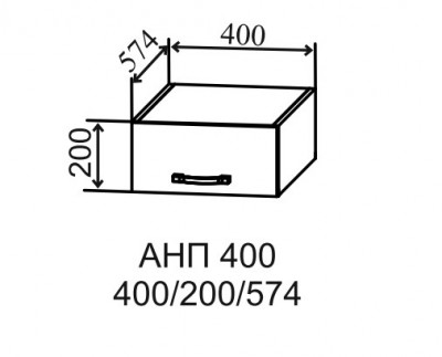 Антресоль к пеналу 400 Тренто